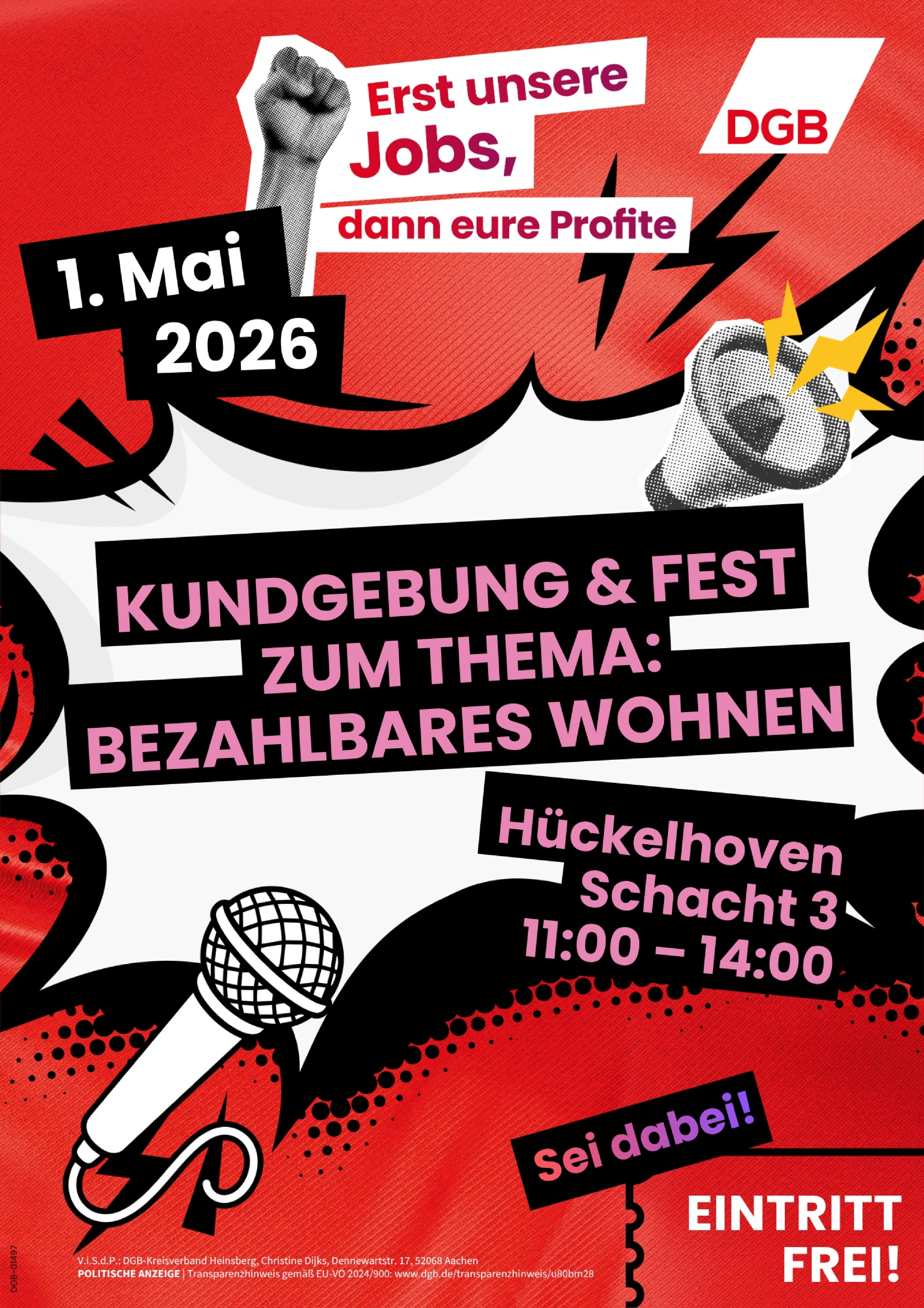 Plakat 1 - 1. Mai 2026 Heinsberg